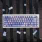 Equinox Flower 104+25 PBT Doubleshot Backlit 5-sided Dye-subbed Keycaps Set Cherry Profile Side Legends for MX Keyboard